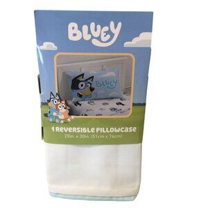 Bluey Reversible Standard Pillow Case Bluey Bingo & Friends Polyester